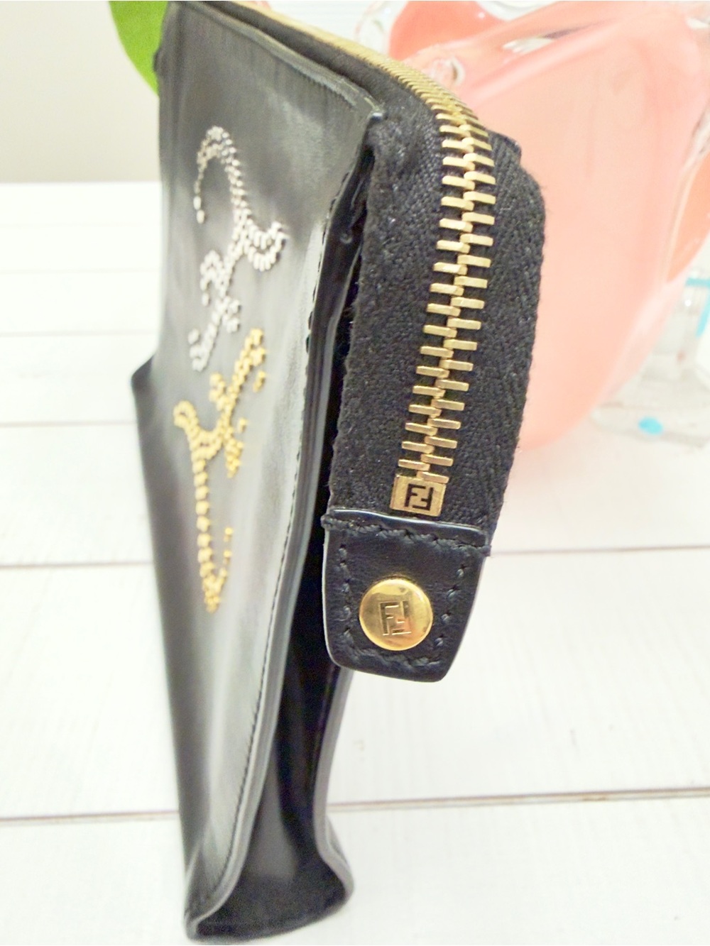 Fendi Leather Logo Pouch / Clutch - Picture 13 of 15
